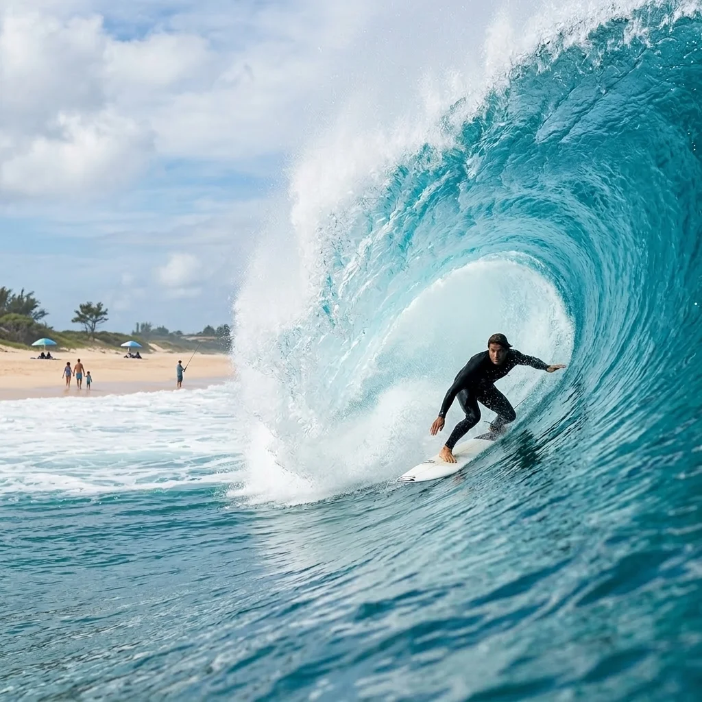 Banzai Pipeline on Oahu's North Shore